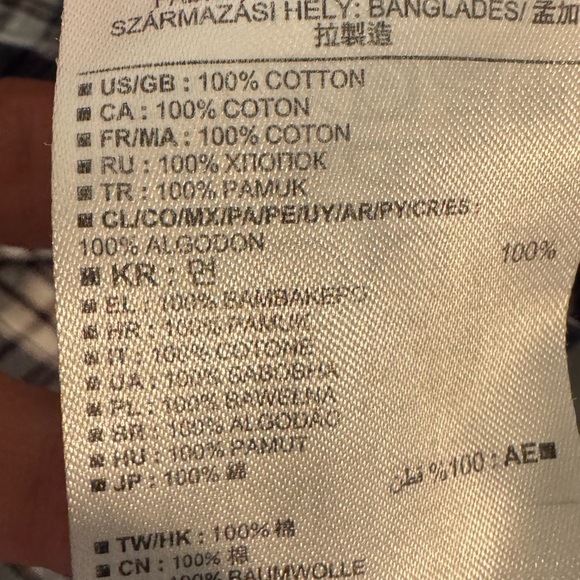 Banana Republic Men's Blue Plaid Shirt 100% Cotton Large - Picture 3 of 5